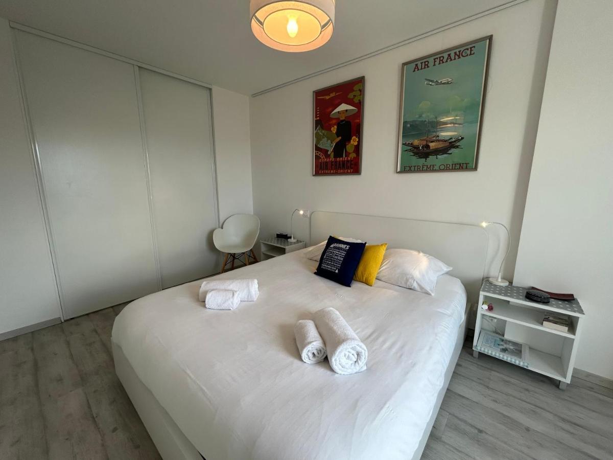 Ferienwohnung Les Terrasses Marines - Vue Imprenable Sur Le Port De Plaisance Vannes Exterior foto