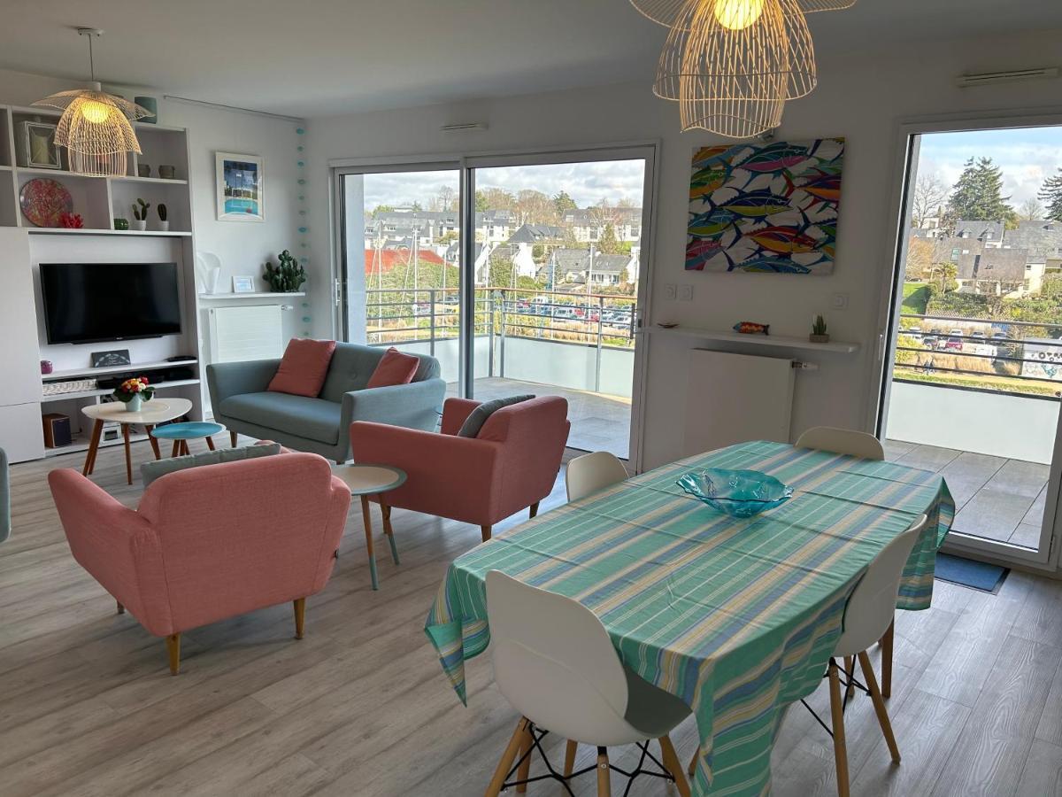 Ferienwohnung Les Terrasses Marines - Vue Imprenable Sur Le Port De Plaisance Vannes Exterior foto