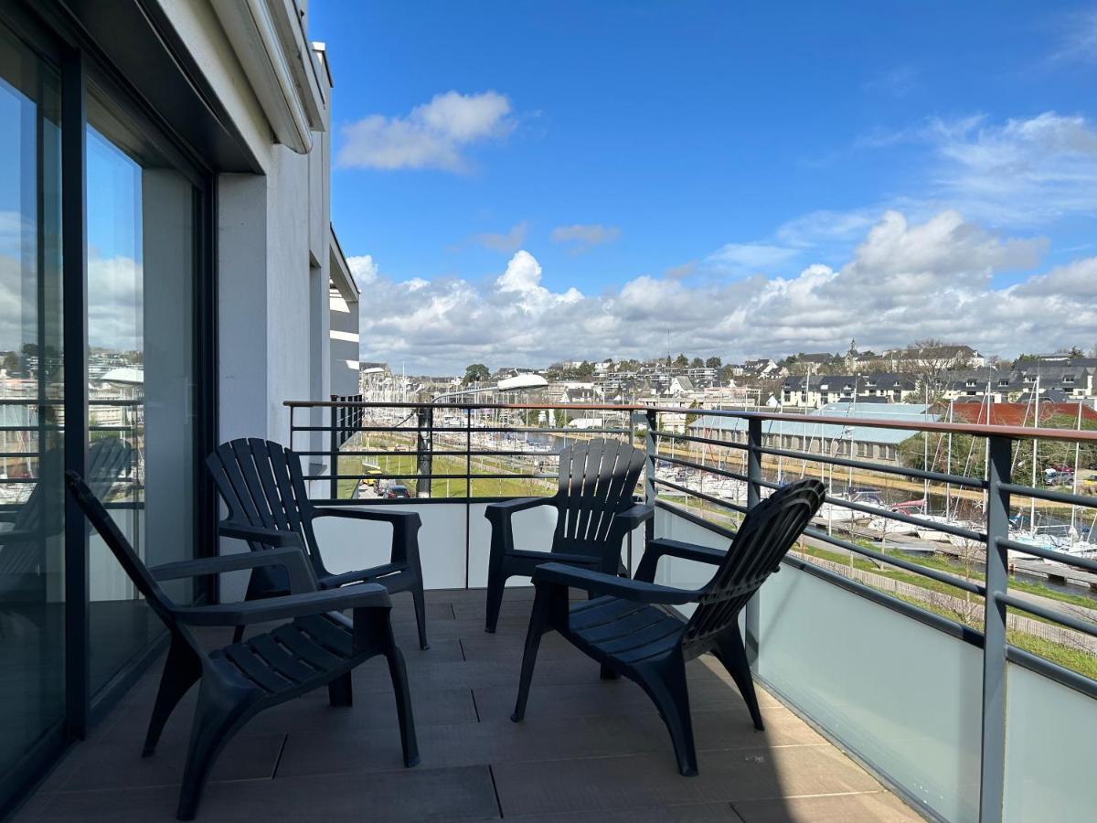 Ferienwohnung Les Terrasses Marines - Vue Imprenable Sur Le Port De Plaisance Vannes Exterior foto